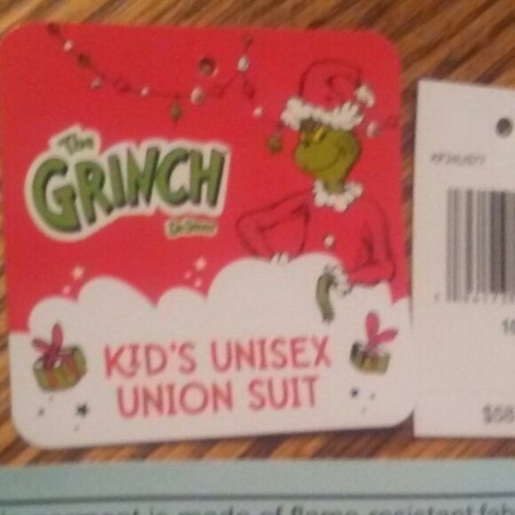 NWT Kids/Unisex Grinch pjs - size 10 - Picture 7 of 7